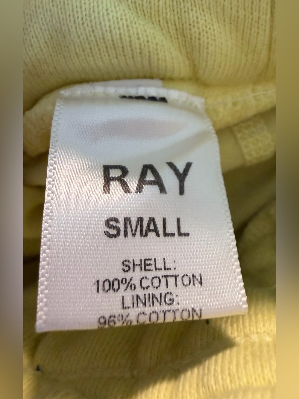 RAY Yellow 🔥 Bubble Skort Shorts Size Small Cotton Built In Shorts Trendy - Picture 6 of 6